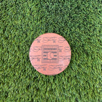 Jim Thome National Baseball Hall of Fame Leather Coaster