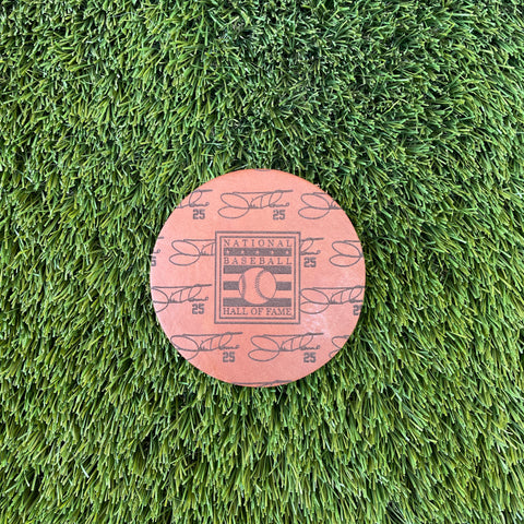 Jim Thome National Baseball Hall of Fame Leather Coaster