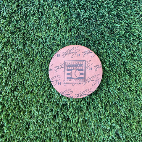 Ken Griffey Jr. National Baseball Hall of Fame Leather Coaster