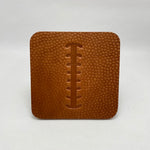Football Leather Coaster Set