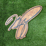 Mike Piazza Signature Wall Wood Sign
